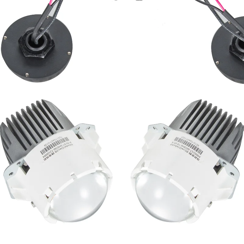 

4TUNE 2PC 3Inch Matrix LED Projector Lens Headlight 5700K 55w Auto LED Projector headlamp Car Light Acceesories