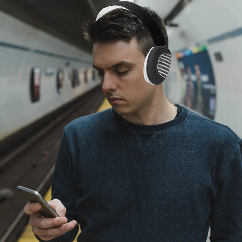 FFYY-BINAI V79 Беспроводная bluetooth-гарнитура C-type AUX складные басовые стерео наушники с микрофоном гарнитура игровая гарнитура