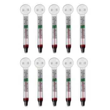 

10 Pcs Aquarium Floating Double Scale Thermometer Digital Fish Tank Water Temperature Measurer M76D