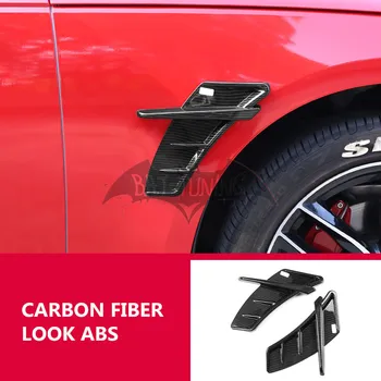 

Universal ABT Style Fender Trim For AUDl A3 8V A4 B9 A5 A6 A7 A8 Carbon Fiber Look ABS Side Air Vent Stickers Car Accessories