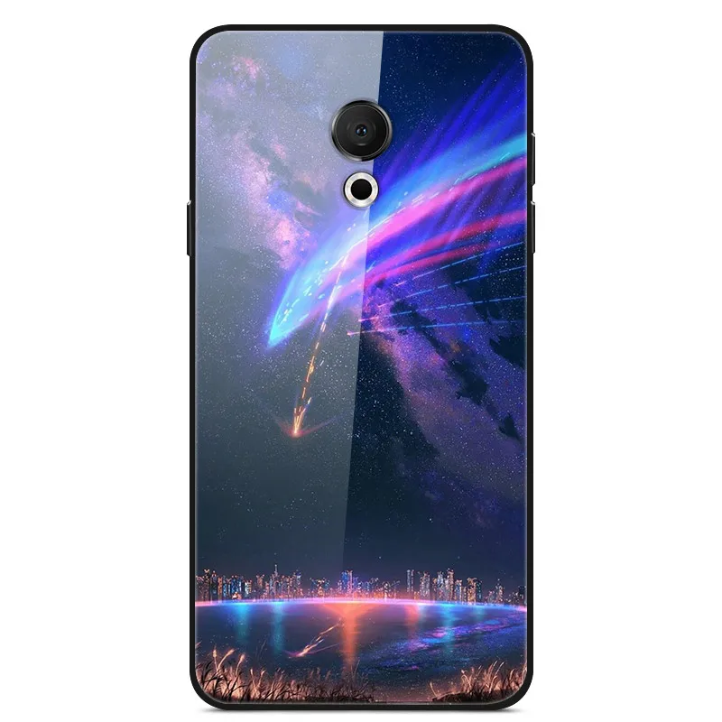 09 Для Meizu 15 Lite чехол из закаленного стекла жесткий чехол для телефона для Meizu 15 Lite M15 Lite TPU бампер чехол s для Meizu 15 Lite - Цвет: 09