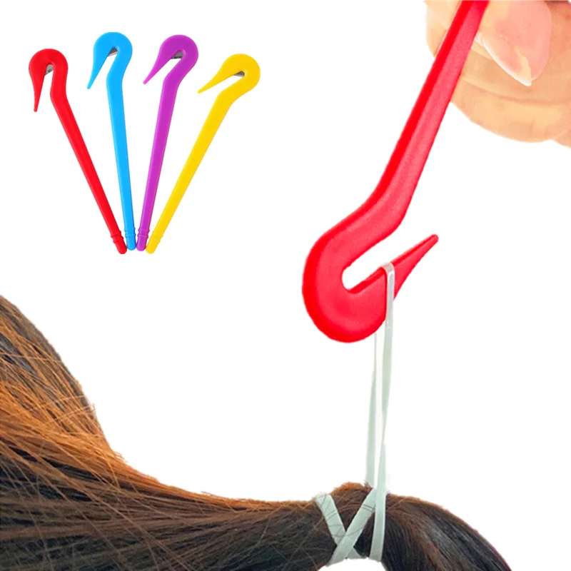 Bandas de goma para el cabello, cortador de bandas de goma para el cabello, no daña el cabello, desechables, herramienta duradera para salón, tocados, corte de cuchillo, accesorios de estilismo