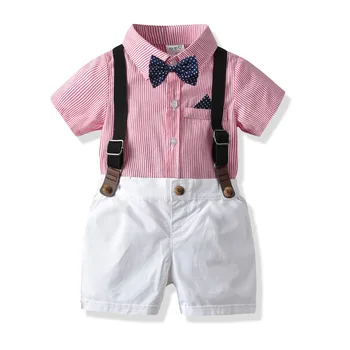 

Children Clothes 4PCS Set Boy Shirt Jeans Suit Spring and Autumn Baby Boys Gentleman Children's Clothing Kids Clothes suit