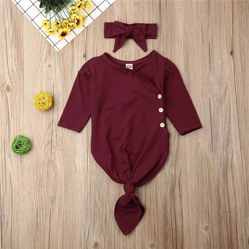 Однотонный Пеленальный спальный мешок для новорожденных мальчиков и девочек