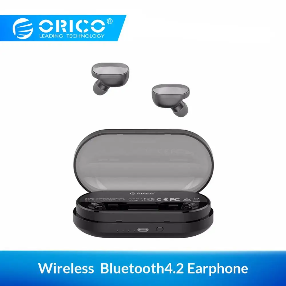Беспроводные наушники ORICO с Bluetooth 4,2, мини 3D стерео беспроводные наушники с двойным микрофоном для смартфона