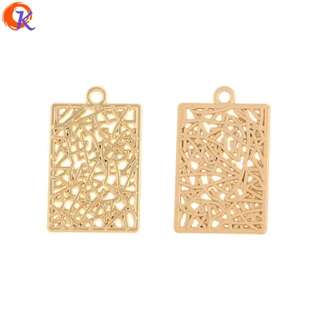 

Cordial Design 50Pcs 17*27MM Jewelry Accessories/Hand Made/Pendant/Earrings Making/Rectangle Shape/DIY Charms/Earring Findings
