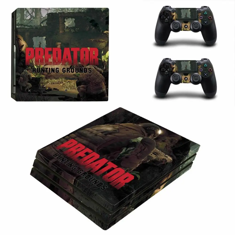 YSP4P-3469 PS4 Pro наклейки Хищник: охотничья площадка Play станция 4 Pro виниловая кожа Pegatinas для playstation 4 Pro консоль и контроллер - Цвет: YSP4P-3469