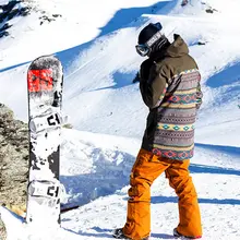GSOU, снежный мужской лыжный костюм, сноуборд, лыжная куртка, брюки, ветрозащитная, водонепроницаемая, уличная спортивная одежда, утолщенная, теплая, мужская одежда