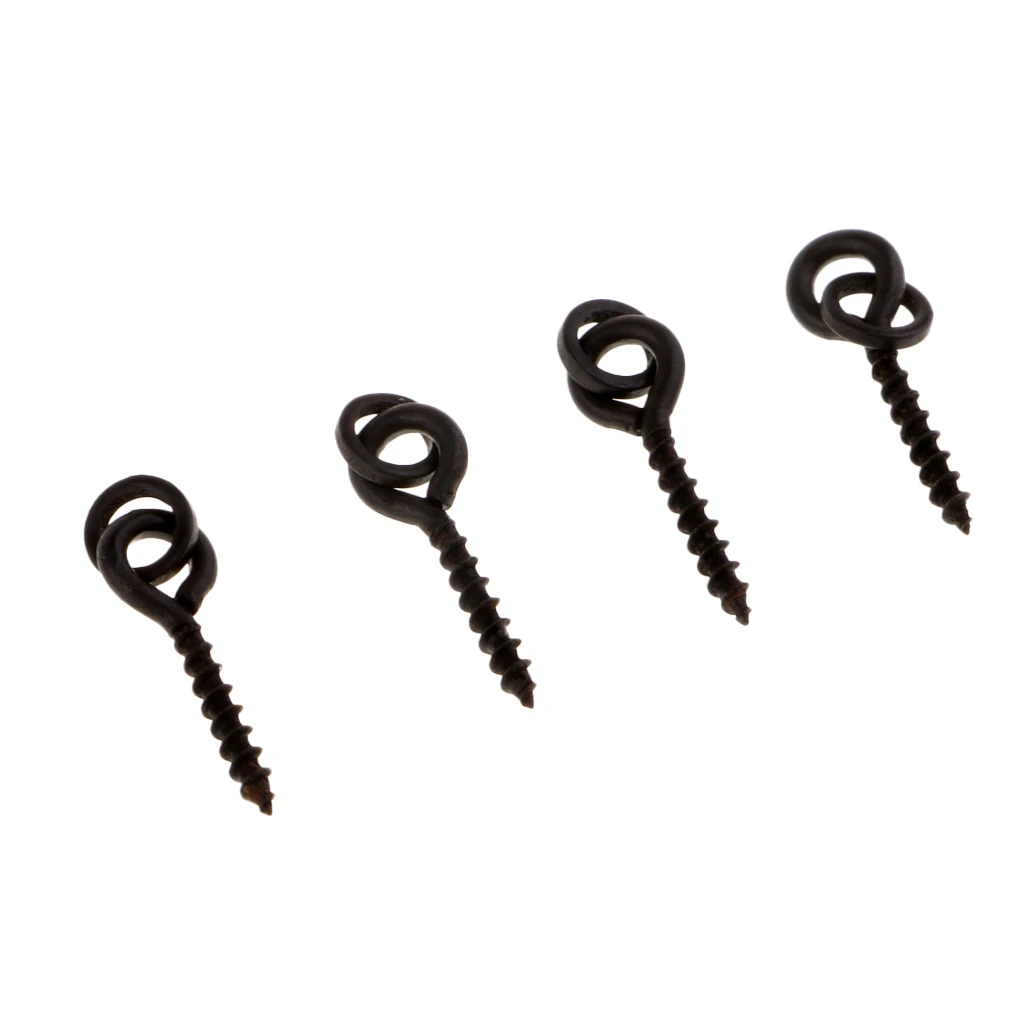 25pcs Carp Bait Boilies Screws Fishing Chod Rigs Connection Terminal Tackle