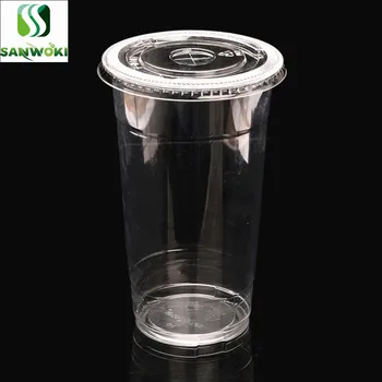 

1200PCS 32oz plastic Juice Cup beverages Disposable Takeaway Packaging cups 1000ml Drinking Cup Transparent drinks Cup with lids
