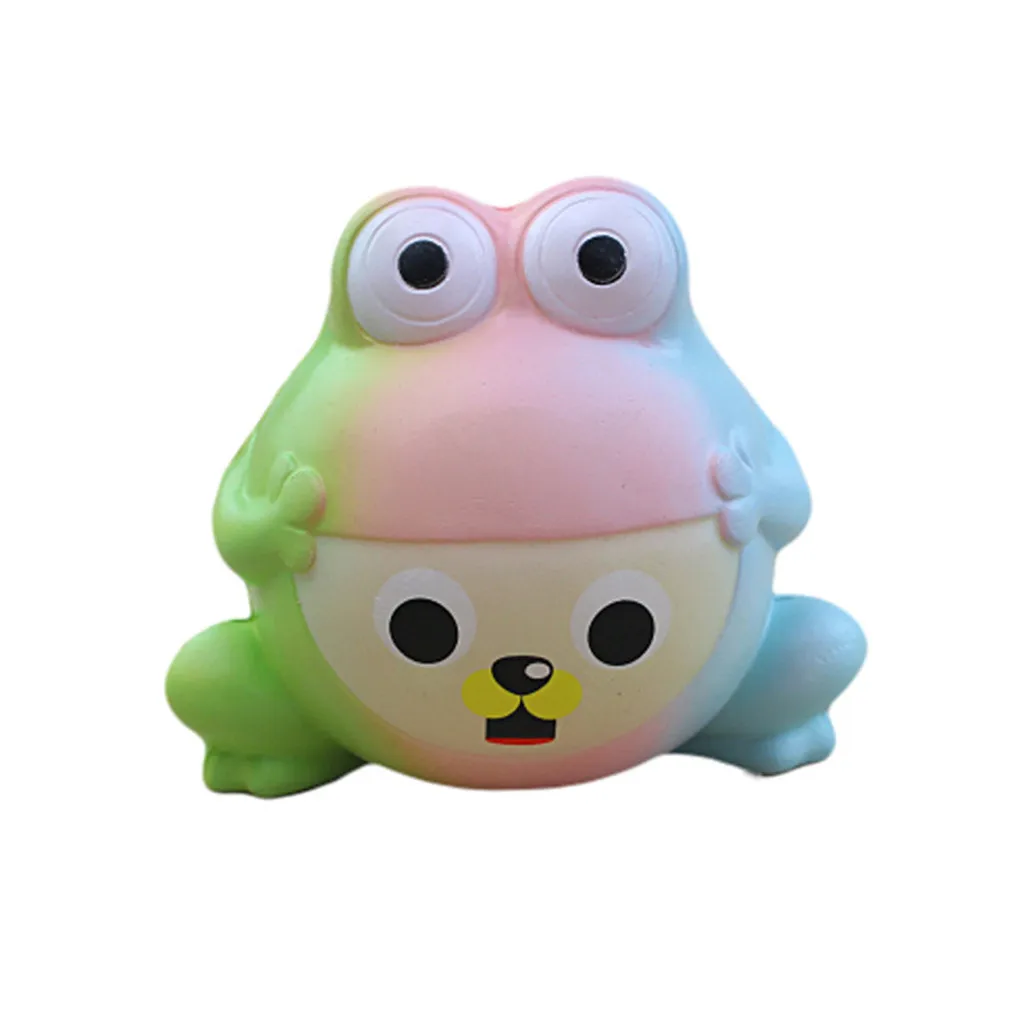 Мягкие kawaii животные снятие стресса игрушки имитация ароматизированные лягушки медленно поднимающиеся сжимаемые Мальчики juguetes para los ni os# G2