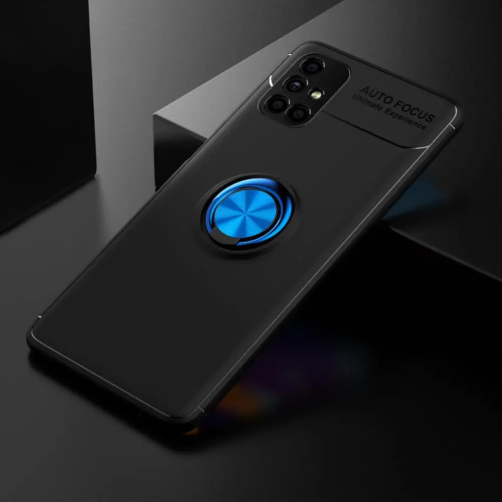 US $304.95 100pcsLot Ring Magnetic Luxury Phone Case For Samsung S8 9 Plus 10E 20 Ultra Note10 Pro M51 30 Shockproof Cover Custom Logo