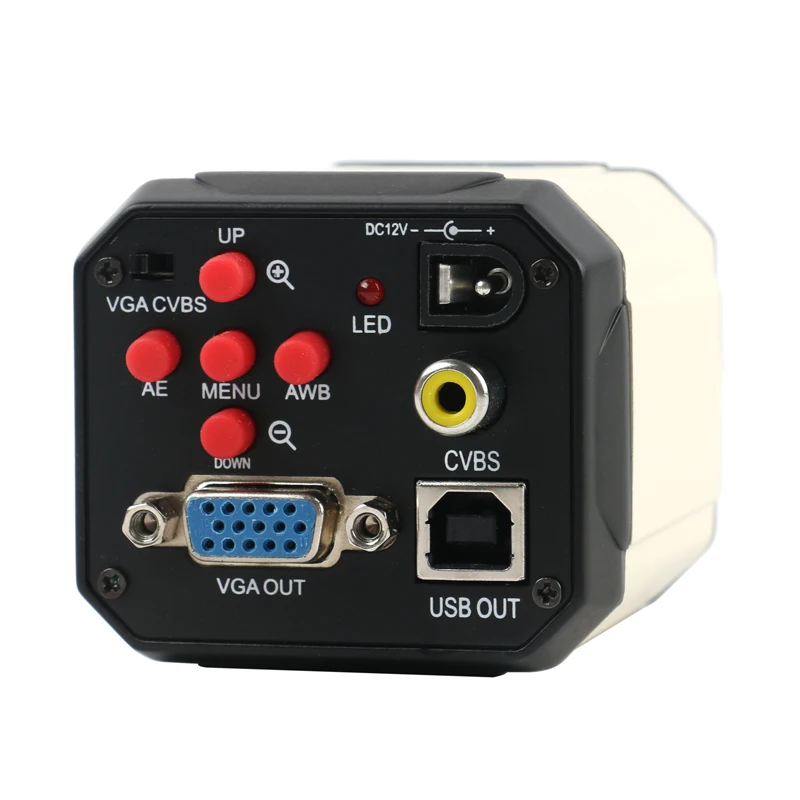 Цифровая промышленная камера микроскоп 3 в 1 VGA USB CVBS TV выходы 56 светодиодный