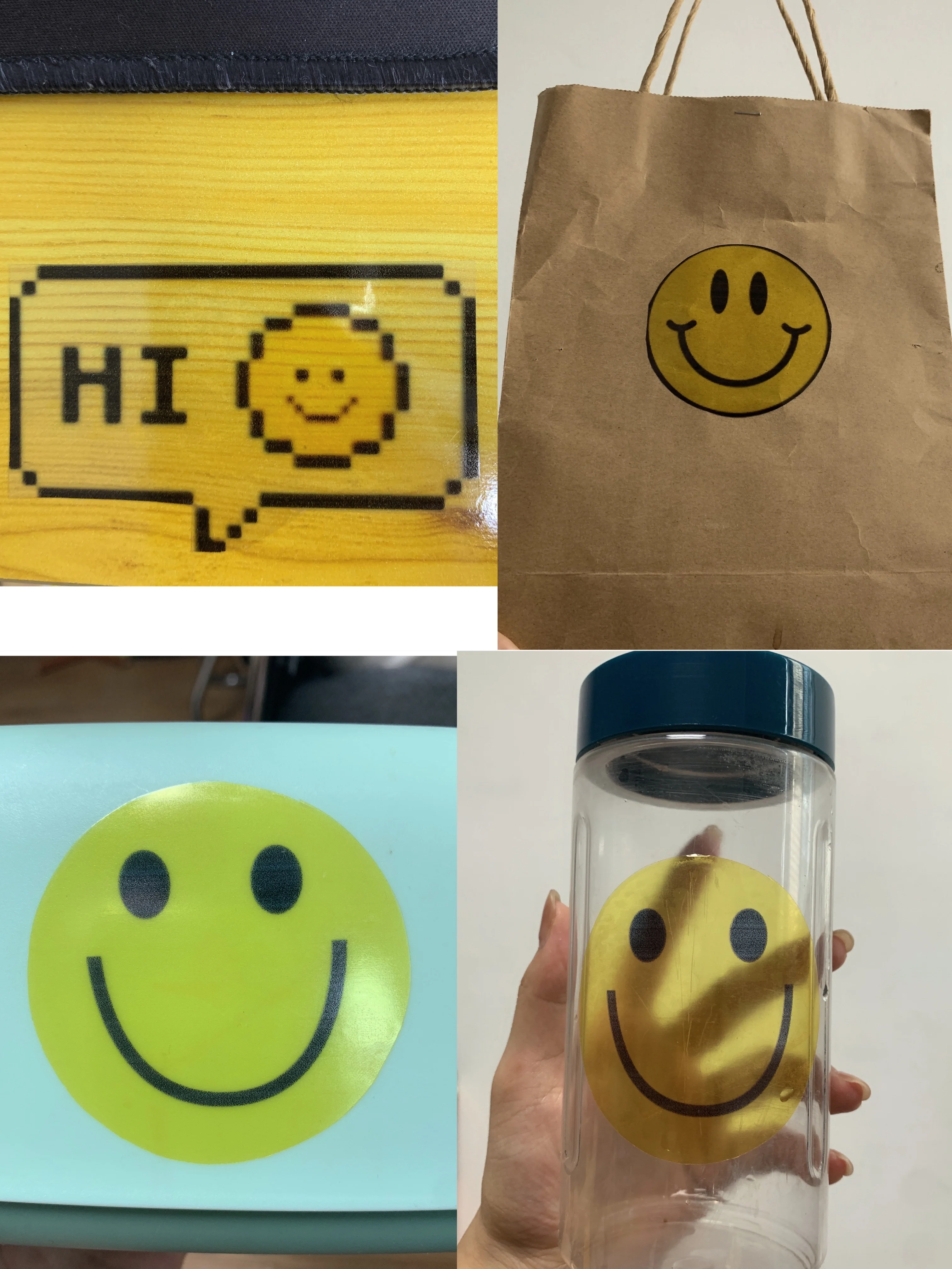 10pcs /50pcs 방수 A4 레이저 잉크젯 프린터 복사기 공예 종이 흰색 자체 접착 스티커 라벨 시트 크래프트 종이