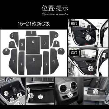 

leather pad for benz c class 2015 2020 2021 Cup Holders Non-slip mats Accessories