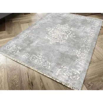 

Slip-resistant Outsole Digital Print Velvet Carpet Alberta Gray 80x150 cm