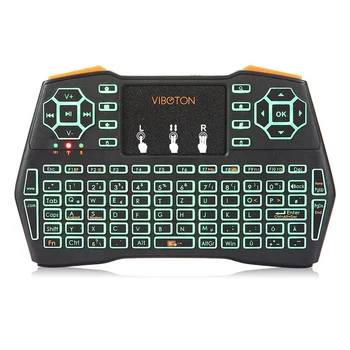 

Viboton I8 Plus Three Colors Backlit German Keyboard Mini Wireless Keyboard Air Mouse For Android Tv Box Mini Pc Laptop