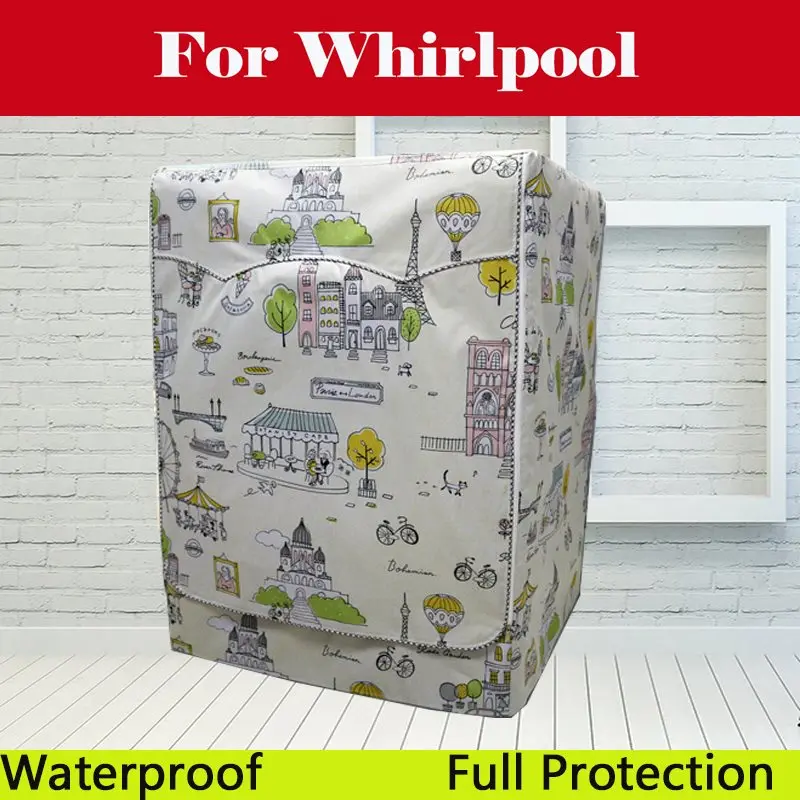 

Washing Machine Dryer Top Cover Waterproof Protector Case For Whirlpool WM Premier 652SD 360 Degree Bloom Wash