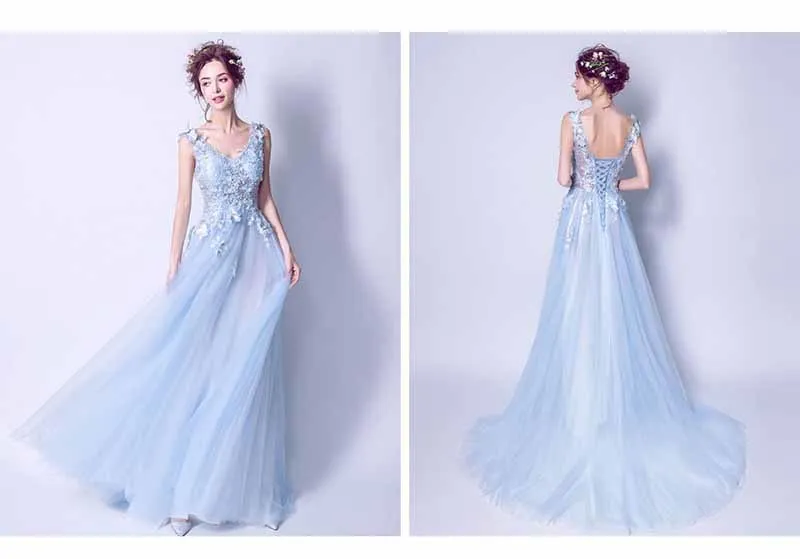 N большой размер 5xl синий свадебный выпуск вечерние платья без рукавов v-образный вырез роскошное вечернее формальное платье для женщин плюс размер 4xl