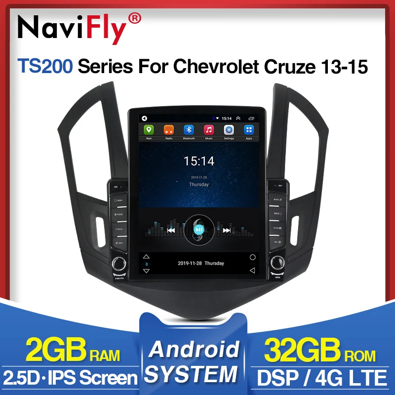 9 7 дюймовый IPS DSP Автомобильный dvd Android аудио GPS навигация для Chevrolet Cruze J300 2013 2014 2015 WIFI