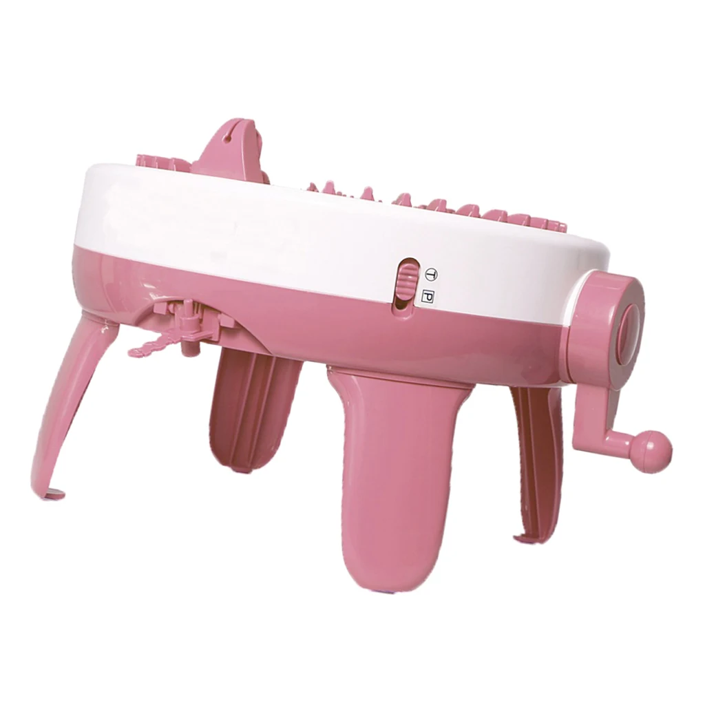 Knitting Machine, Smart Weaver Knitting Round Loom, Knitting Board Rotating Double Knit Loom Machine,40 Needles DIY Toy Set