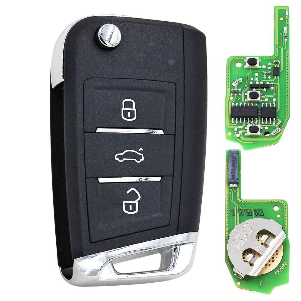 US $50.85 5pcs Xhorse XEMQB1EN MQB Super Universal Remote Key 3 Buttons for VVDI2VVDI Mini Key Tools VVDI Key Tool