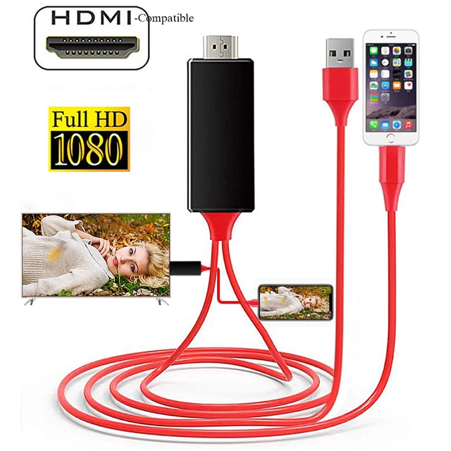 5pin Hdmi Cable 2 In 1 Micro Usb To Hdmi Adapter Cable Usb To Hdmi  Converter 1080p Video Cable Hdtv For Samsung Galaxy S2 3 4 5 - Audio &  Video Cables - AliExpress