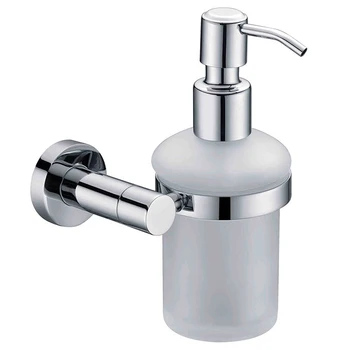 

Wall mounted Bottle Soap Liquid Dispenser Soap dish Chromed Brass
