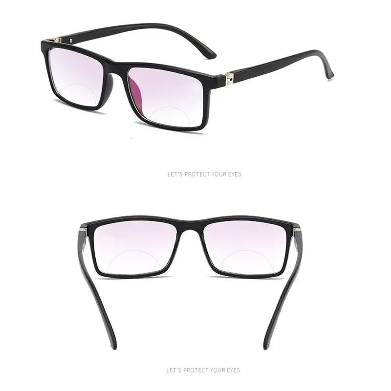 

Multi-function Anti-blue Presbyopic Glasses HD Sunshade Reading Glasses Far and Near Dual-use Reading Glasses
