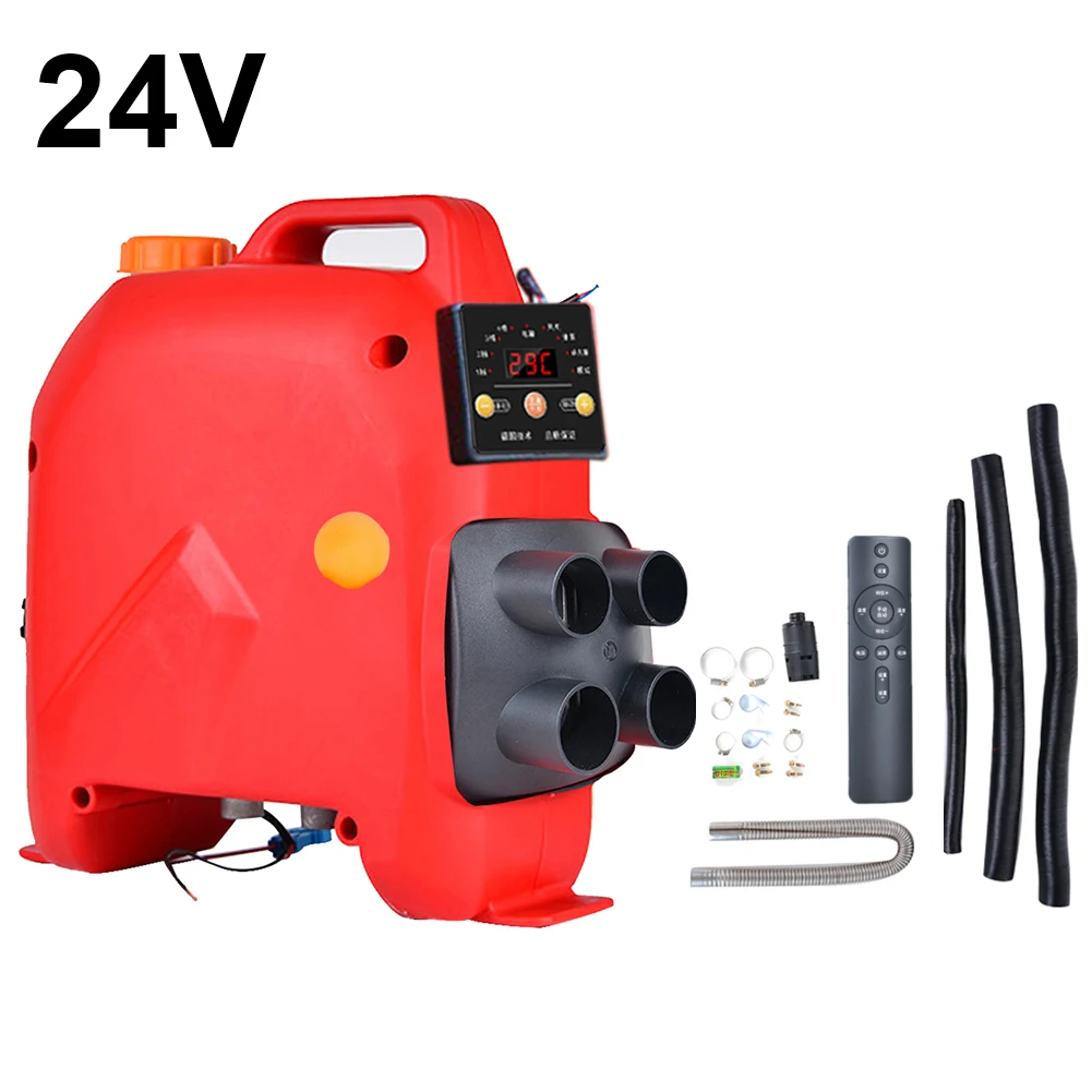 24V 5KW 4 Hole 12 В 24 в авто автомобильные воздушные стояночные обогреватели Дизельные Обогреватели 4 скорости Регулируемая постоянная температура для грузовых автомобилей караванов Кемпинг автомобилей - Название цвета: 24V 5KW 4 Hole