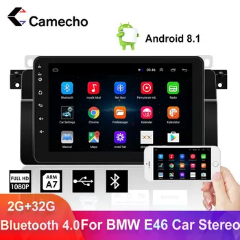 

Camecho Car Radio 2 Din Android 8.1 Car Radio Multimedia Player 2din Bluetooth Car Stereo For BMW E46 Car Autoradio Navigatior