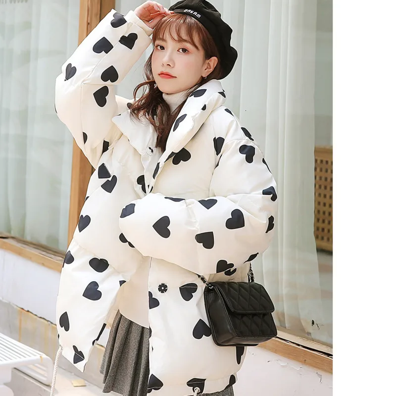 Dames Jassen зимняя куртка женская парка милое молодежное украинское манто Femme Hiver Harajuku Свободное длинное пальто