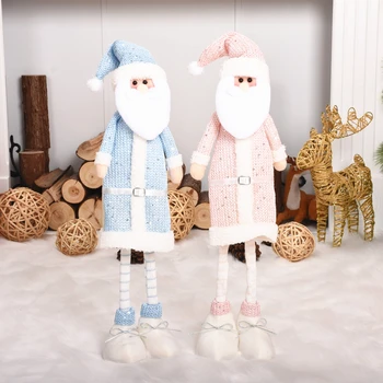 

Christmas Tree Ornament Pink Santa Claus New Year Decoration Decoration Family Party Cute and Cute Girl 2021 New Year Decoration