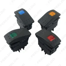 Импортные товары; Лидер продаж Водонепроницаемый 4Pin корабль Тип кнопка включения автомобиль установлен Car яхта светодиодный свет Роскошные модифицированный переключатель