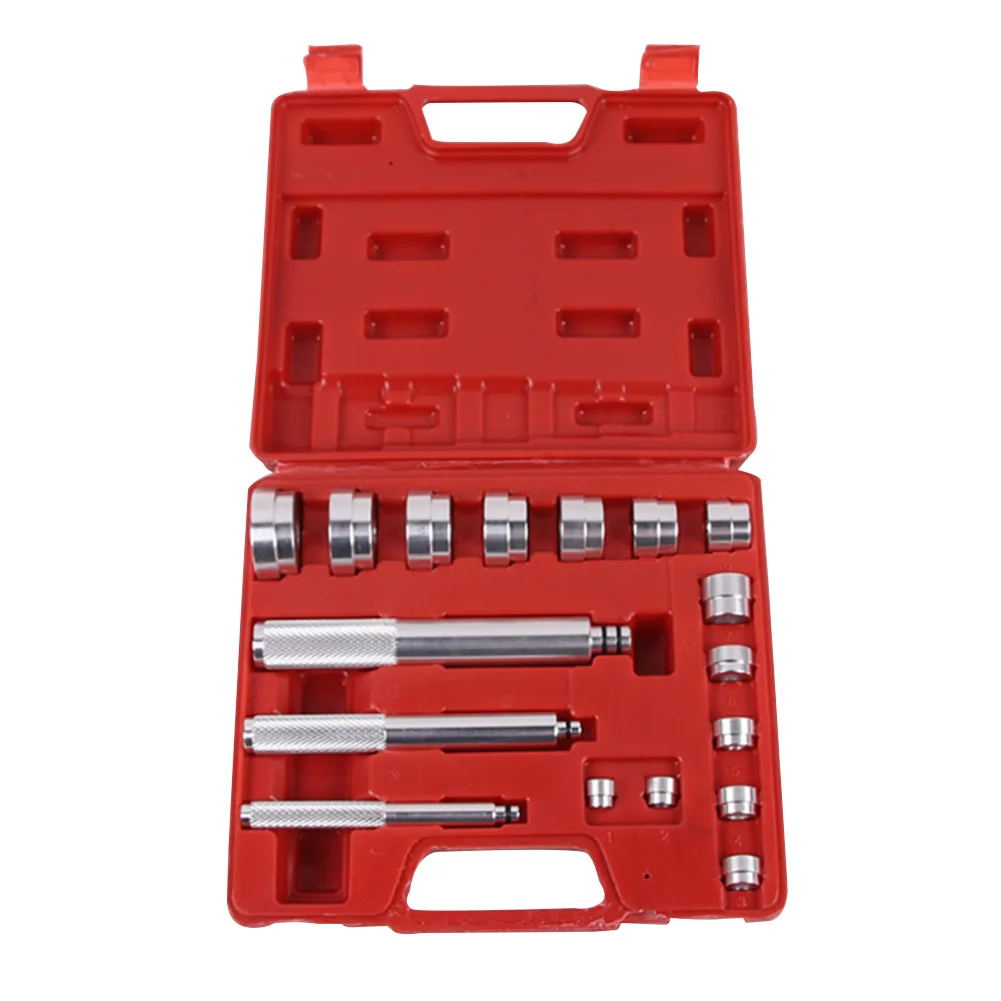 

17 PCs Heavy Duty Wheel Aluminum Alloy Installation Tool Bearing Race Set Hand Car Repair Seal Driver Removal Maintenance