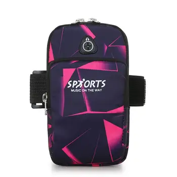 

PinShang Unisex Mobile Phone Arm Bag Nylon Running Outdoor Sports Cellphone Wrist Bag