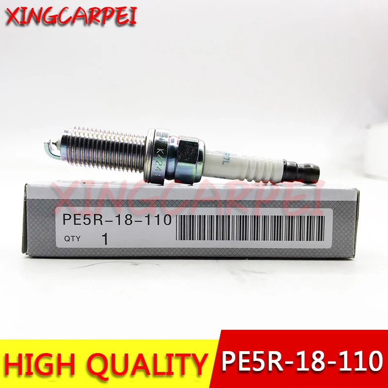 4pcs PE5R-18-110 ILKAR7L11 Iridium Spark Plug For Mazda 3 6 CX-3 CX-5 MX-5 Miata PE5R 18 110 | Автомобили и мотоциклы