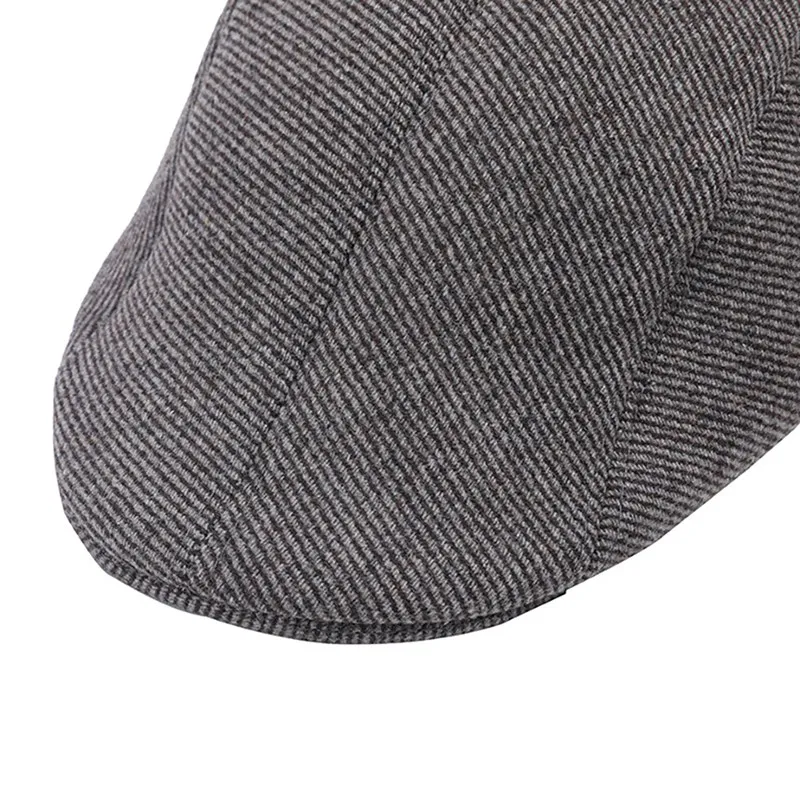 Мужская шапка-берет, теплая хлопковая шапка в елочку для взрослых, осенне-зимняя шерстяная шапка, головные уборы, аксессуары для одежды