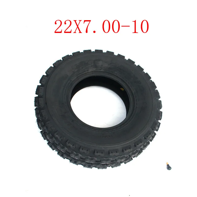 2 шт. хорошего качества картинг детская коляска ATV UTV 22x7. 00-10 дюймов бескамерная Резина для шин