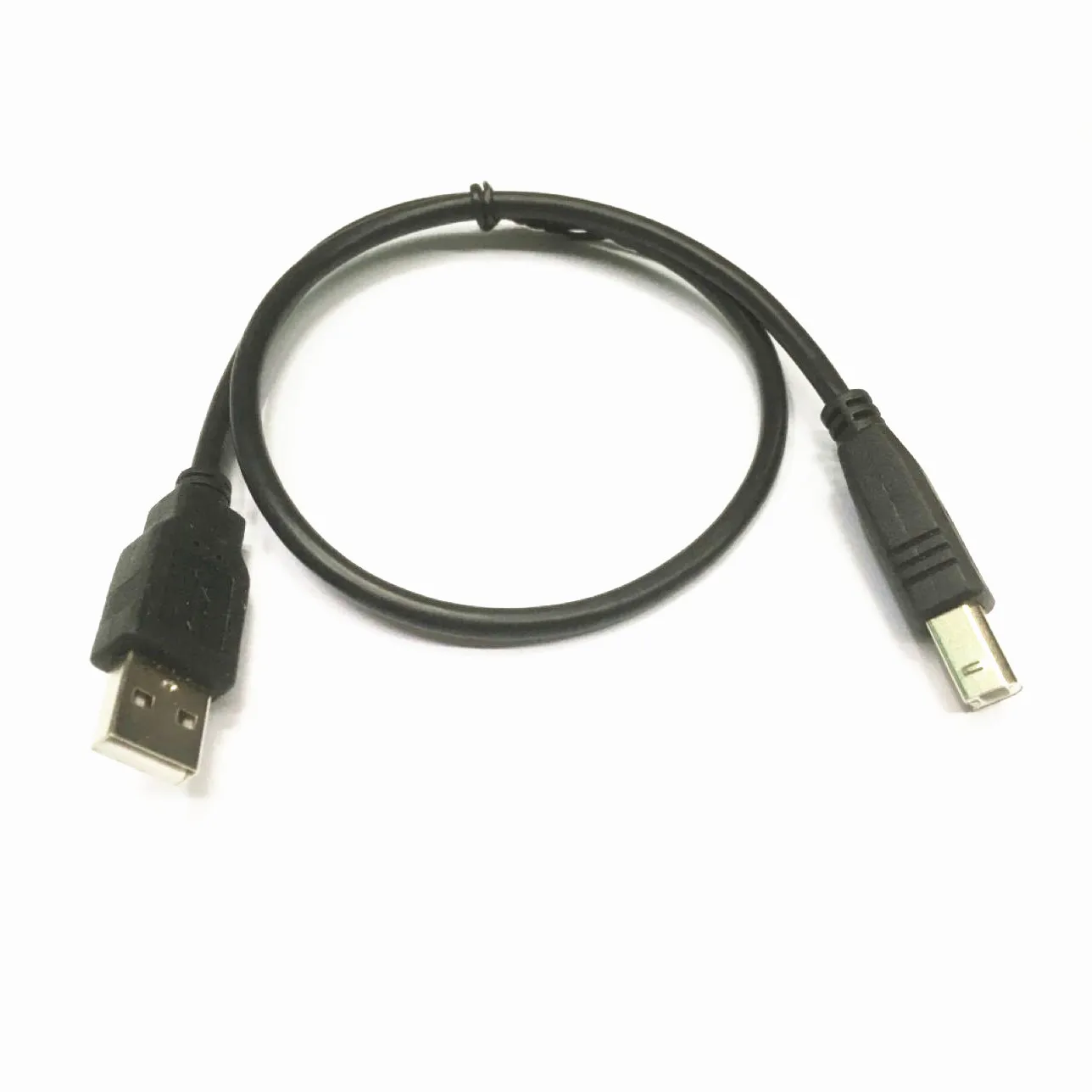 5 шт./лот черный 50 см USB 2 0 штекер A-штекер B кабели для принтеров/сканеров |