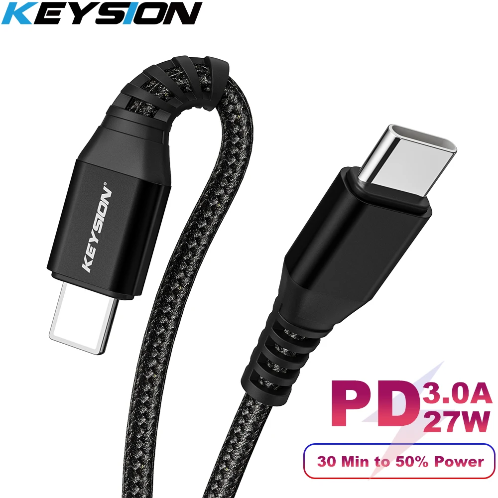 Кабель KEYSION PD для iPhone 11 Pro Max XR XS 8 Plus USB Type C быстрой зарядки телефона кабель iPad