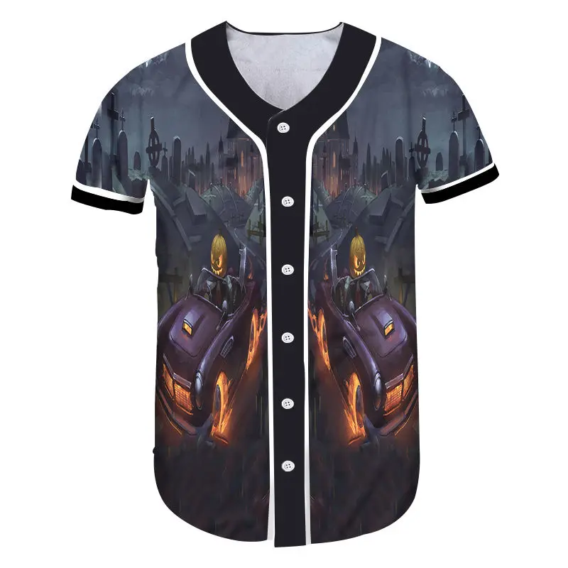 halloween baseball jersey