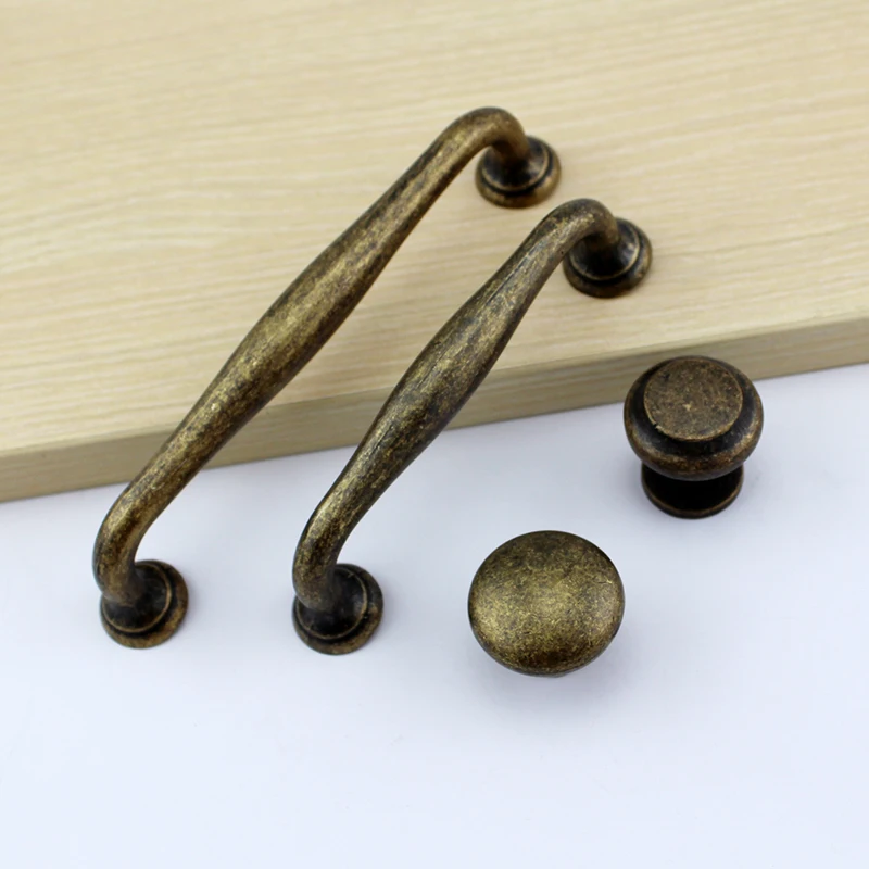 Антикварный шкаф ручка ящика Дверная ретро мебель дверная старая бронза|door handle