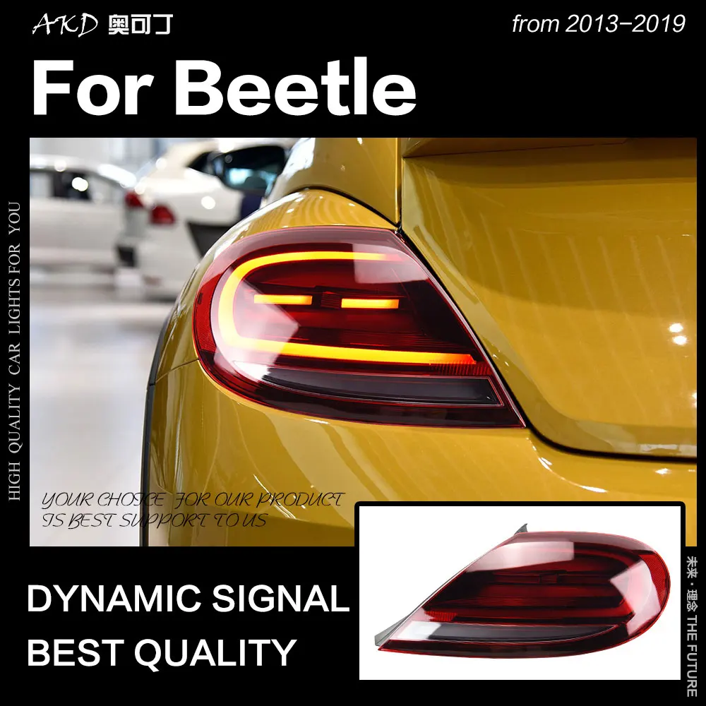 Автомобильный Стайлинг для VW Beetle задние фонари 2013 2019 галогенные сигнальные лампы