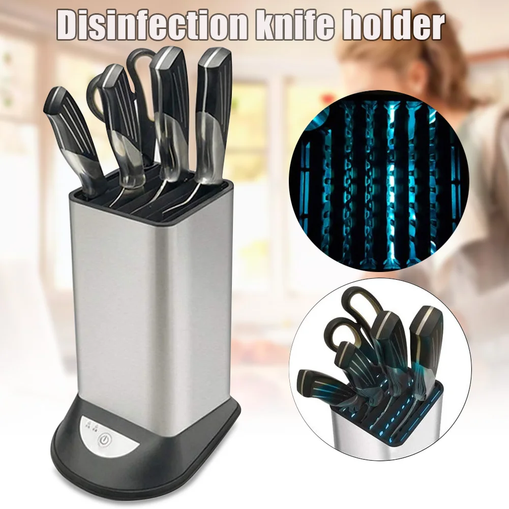 

8 Slots Disinfection Cutter Holder Storage Universal Stainless Steel Cutter Rack TP899