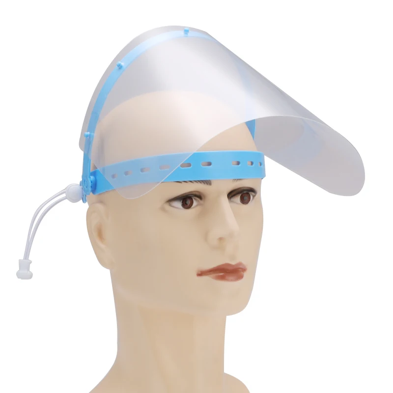 1PCs Full Face Protective Shield Cover Transparent Cap Mask Waterproof Anti-fogging Anti SplashingAdjustable Belt