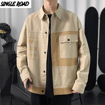 

SingleRoad Mens Jacket Men 2020 Autumn Harajuku Hip Hop Korean Style Fashion Coat Oversized Japanese Streetwear Jackets For Men