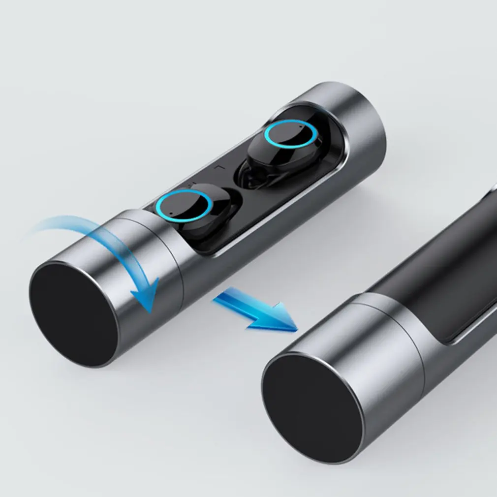 J1 сенсорный Управление Bluetooth наушники 5,0 Беспроводной Водонепроницаемый Bluetooth наушники с зарядный чехол стерео наушники хэндс-фри