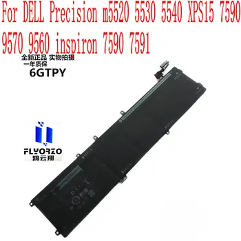 

100% New High Quality 97WH DELL 6GTPY Battery For DELL Precision m5520 5530 5540 XPS15 7590 9570 9560 inspiron 7590 7591 Laptop