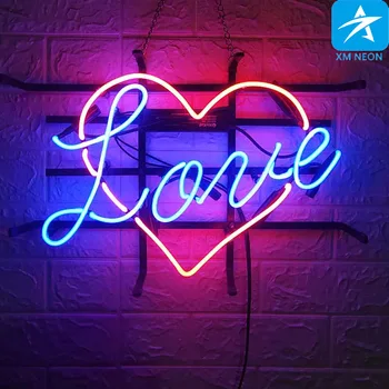

LOVE neon billboard custom handmade glass tube beer bar KTV club store motel bar advertising display neon billboard